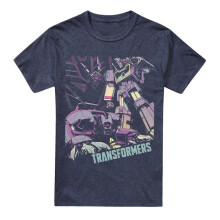 (M, Navy) Transformers Unisex Adult Generations Decepticon On The Hunt Soundwave T-Shirt