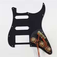 New HSS Electric Guitar Standard Wiring Kit DIY Upgrade for ST/SQ HSS Electric Guitar, with 1 Volume/2 Tone 5-Speed Mech