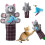 Interactive Cat Wrestling Puppet Toy with Feather Teaser - Thickened Bite-Resistant Training Glove for Safe 2