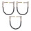 3PCS Guitar Effects Cable 15cm 1/4 Inch Right Angle Cable Instruments Patch Cord 6.35MM Electric Guitar Effect Wire 1