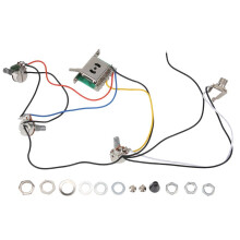 Pots For Strat Guitar PreWired 1 Volume 2 Tone Control 5 Way 3-500K Pot