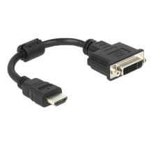 Delock Adapter HDMI apa - DVI 24+5 anya, 20 cm