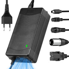 Caricabatterie universale per bici elettriche, connettori 5 in 1, 163,8 W
