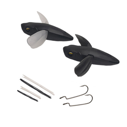 Flying Fish Soft Lures For Enhances Attraction In-Black