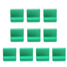 Pack of 10 Professional Golf Cap Clip Aluminum-Emerald green