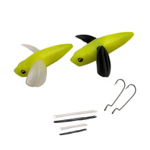 Appâts mous réalistes de poisson volant de TPE avec la-Jaune