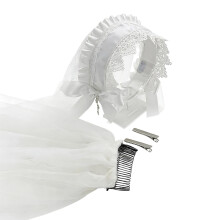 Serre-tĂŞte gothique pour enfants, joli cerceau pour-Blanc