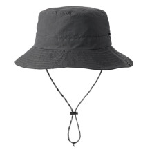 Foldable Fisherman Cap Wide Brims Sun Protections Hat-Dark Grey