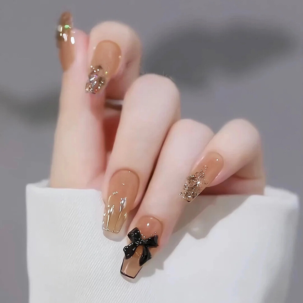 Roc-Electron Glitter False Nails - Sweet & Reusable