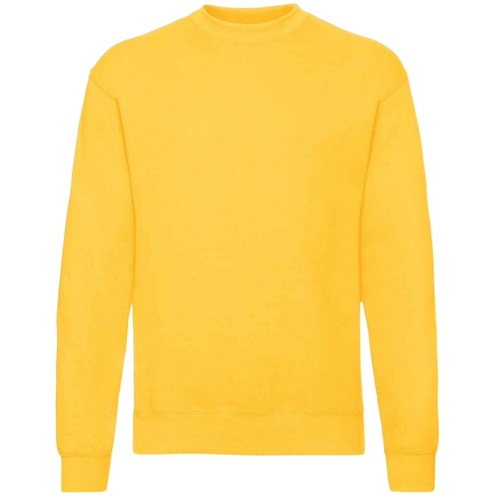 Fruit Of The Loom (Xxl, Sunflower) Mens Classic 80/20 Set-In Sweatshirt