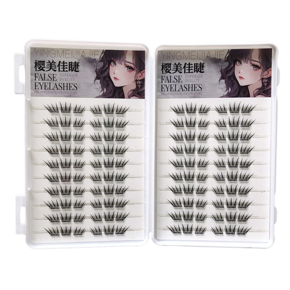 Reach-Tools (120 Strips Gluess) 9-13Mm C Curl Lashes For Daily & Party Wear
