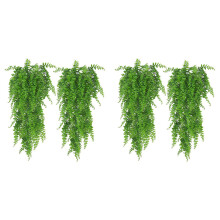 4 Pack Kunstmatige Hangplanten Nep Klimop Bladeren Wanddecoratie voor Binnen Buiten, Groen Home Decor Faux Vine