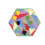 Hexagon Akryl Gitarrplektrum Visningsställ Väggmonterad Gitarrplektrum Förvaringsställ 5