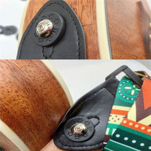 10 St. Gitarrrem Lås Gitarr Gummirem Lås Gitarrskydd Säker Säker Gitarrrem Lås för Elgitarr B 1
