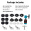 21PCS Cymbal Replacement Accessories with Hi-Hat Clutch,Drum Cymbal  Pads Include Wing Nuts Replacement for Drum Set 4