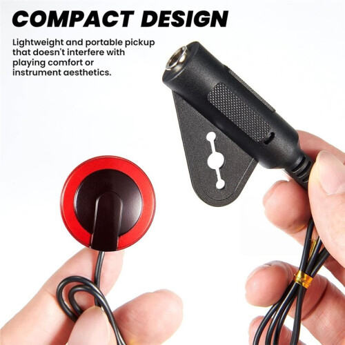 Piezo Contact Microphone Pickups for String Instruments, Ideal for Guitar, Violin, and More - 3 Pack 2