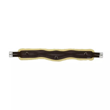 (42in, Brown/Natural) HyCOMFORT Fleece Horse Jumping Girth