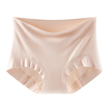 Large Size Womens Underwear High Waist Cotton Briefs-Color XXXL