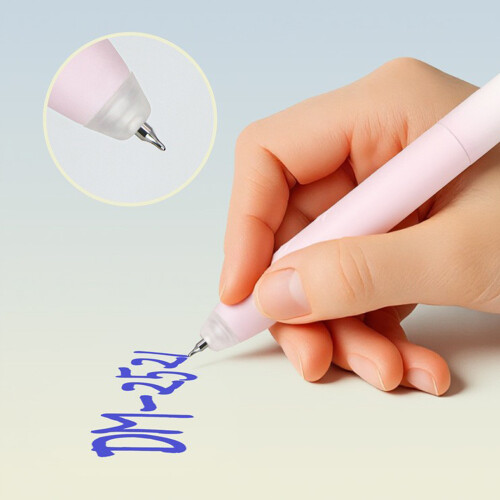 Stylo à Gel rétractable effaçable, 12 pièces, encres-1Vert pomme 2