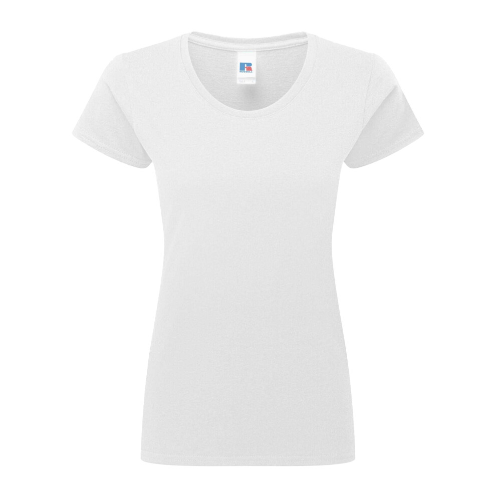 Russell (S, White) Womens/Ladies Authentic Classic T-Shirt