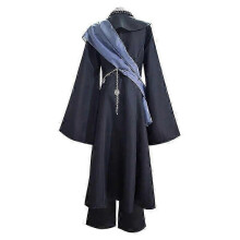 (Women, L) Maßgeschneidertes Black Butler Kuroshitsuji Undertaker Cosplay Komplettes Hut-Ketten-Perücke