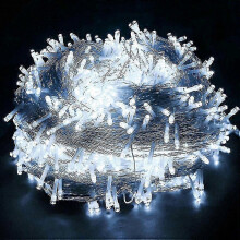 (White, 50M Connectable) Weihnachts-LED-Lichterkette für den Außenbereich, 50 m, 100 m, 200 m, 300 m, 500 m, wasserdicht -CAA