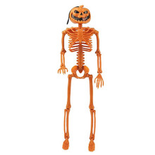 (B) Realistisches menschliches Skelett mit beweglichen Gelenken – Halloween-Party-Spielzeug für Spukhäuser und Süßigkeitenjagd (25–26 Stück)