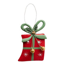 (C) Weihnachtsbaum-Stern-Glockenanhänger aus Schmiedeeisen zur Dekoration von Zuhause und Partys
