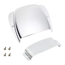 Electric Guitar Bass Accessories Kit Protector Bridge Plate Cover and Pickup Cover with Screws Silver