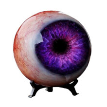 (Purple, 1pc) Realistische 3D-Augapfel-Dekoration im gotischen Stil für Halloween-Spukhäuser