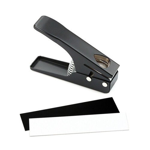 Guitar Pick Punch Pick Maker Gitarr VäLj Cutter med 2 Pick Strips Ark för Guitar Pick Making Tool