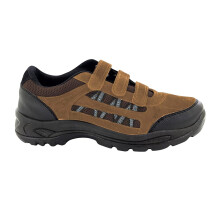 (5 UK, Khaki/Brown) Dek Boys Ascend Triple Touch Fastening Trek Hiking Trail Shoes