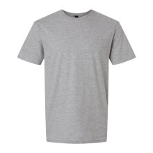 (L, Sport Grey) Gildan Mens Softstyle Enzyme Washed Midweight T-Shirt