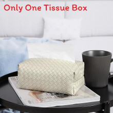 (Style A)Luxury Leather Tissue Holder With Multiuse Waterproof Protection Home Use Car