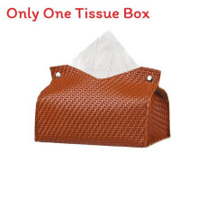 (Style L)Luxury Leather Tissue Holder With Multiuse Waterproof Protection Home Use Car
