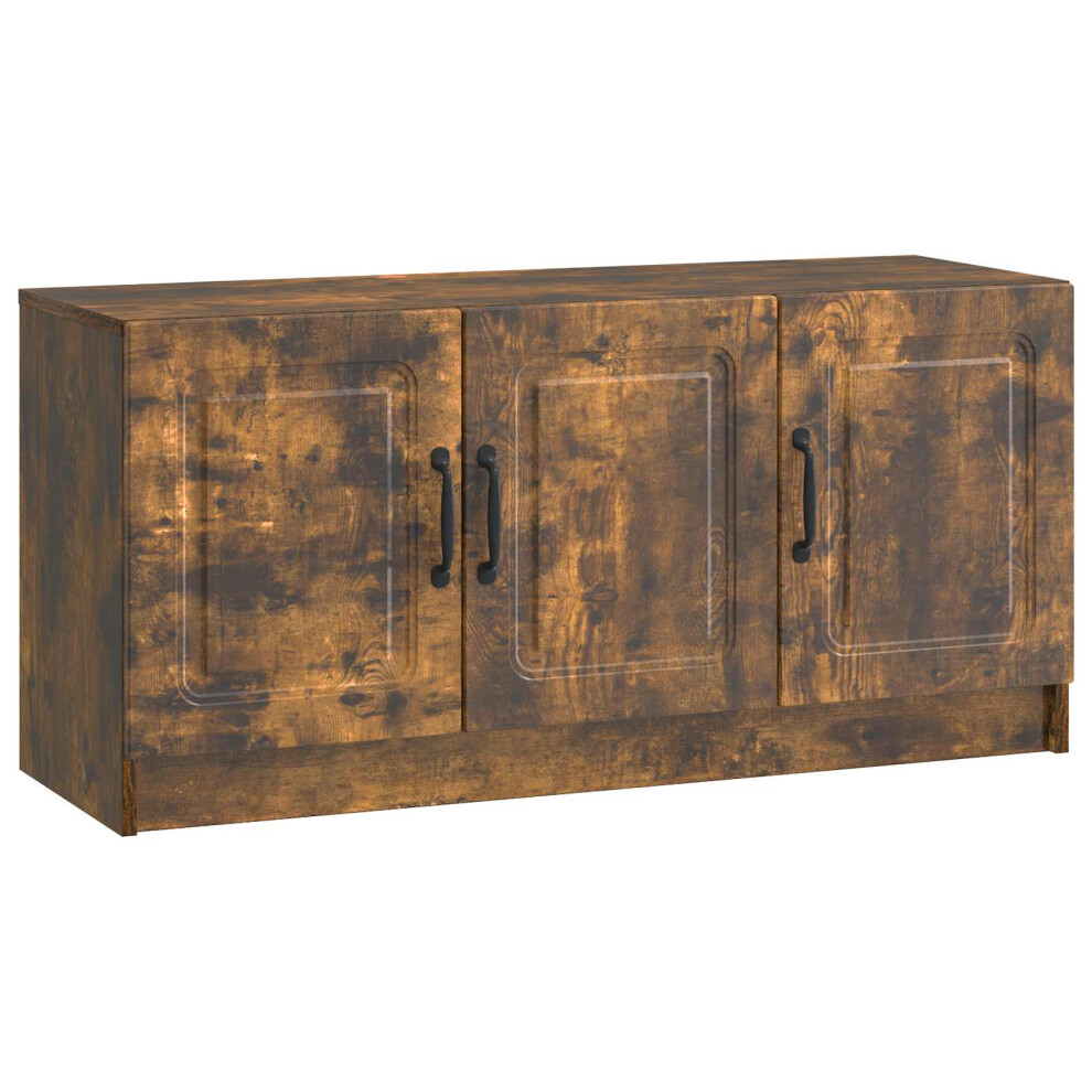 Vidaxl Tv Cabinet Smoked Oak 99 X 34.5 X 47 Cm Engineered Wood