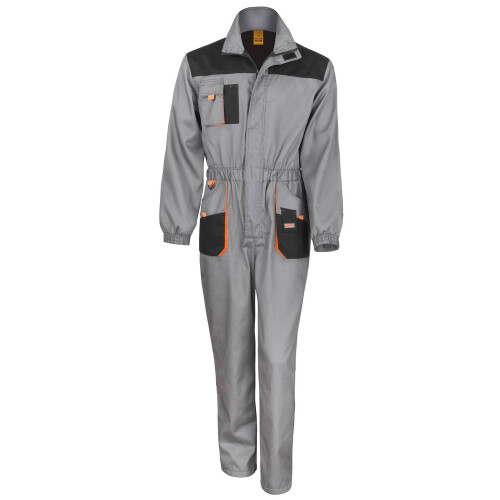 Result (4XL, Grey/Black) Result Work-Guard Mens Lite Coverall