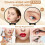 50X Magnification Cosmetic Mirror Handheld Design-Black gold 5