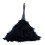5pc Fashion Turkey Feather Duster with Black Plastic Handle Cleaning Tool(Black)35cm 3