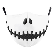 (Style 20,Child)Halloween Theme Funny Digital Print Cotton Face Mask Fashion Creative Dustproof Everyday Use