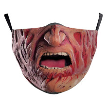 (Style 23,Child)Halloween Theme Funny Digital Print Cotton Face Mask Fashion Creative Dustproof Everyday Use