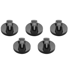 5X Cucina Plastica Fornello A Gas Fornello Forno Controllo Rotante Pomello Nero