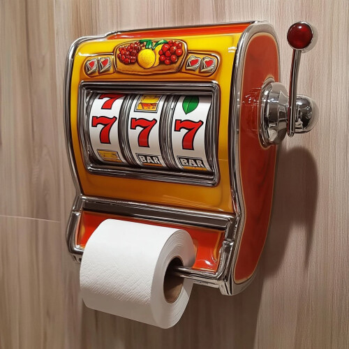 Dispenser rotolo wc slot machine con distributore automatico per comodità bagno 2