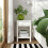 IKEA TONSTAD Bedside Table-White 40x40x59cm 1