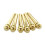 Metal Acoustic Guitar Bridge Pins 6pcs Brass Guitar Strings Fixed Cone String Pins String Nails 1