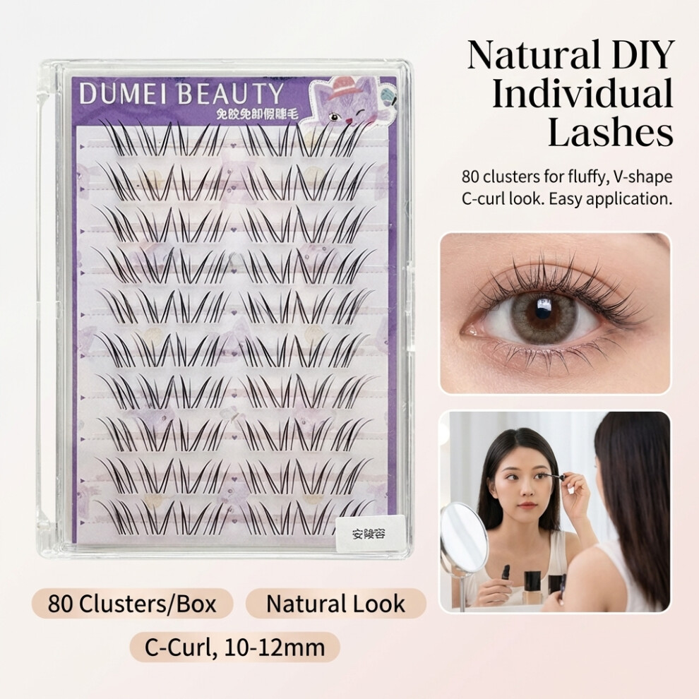 Dcph-Clothing Glue-Free Chinese Style False Eyelashes