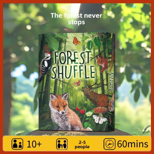 (Style E)Forest Shuffle Card Game With Creative Learning Features For Children And Teens