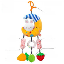 (Style15)Baby Plush Rattle Toy With Hanging Clip For Car Seat And Comfort Nursery