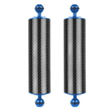 8" Carbon Fiber Underwater Float Arm (2-Pack) for Diving Tray Video Lights & Strobes