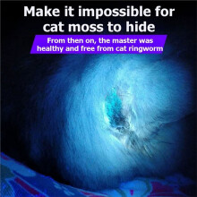 Portable 65nm UV Flashlight for Cat Ringworm Lamp Cat Urine Teasing Cat Medical Fungus Detection Ultraviolet Light